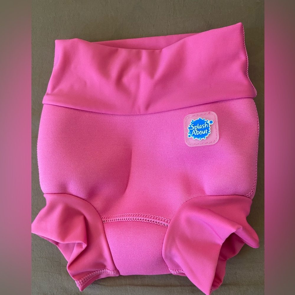 Splash About Pink Swim Diaper Cover for Kids